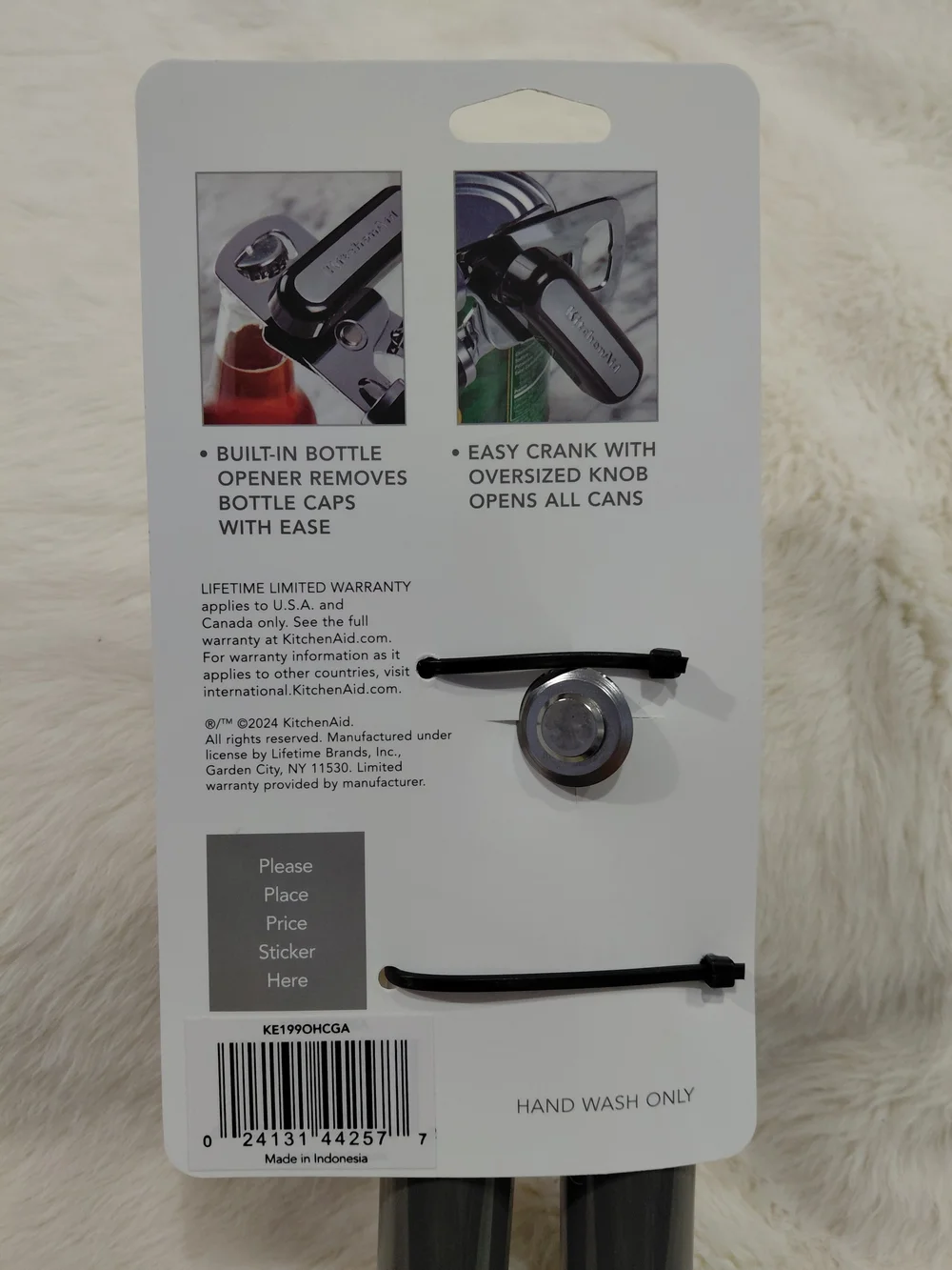 NWT KitchenAid Multi-Function Can Opener - Gray